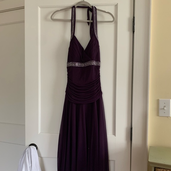 Deep purple prom dress - Picture 1 of 10
